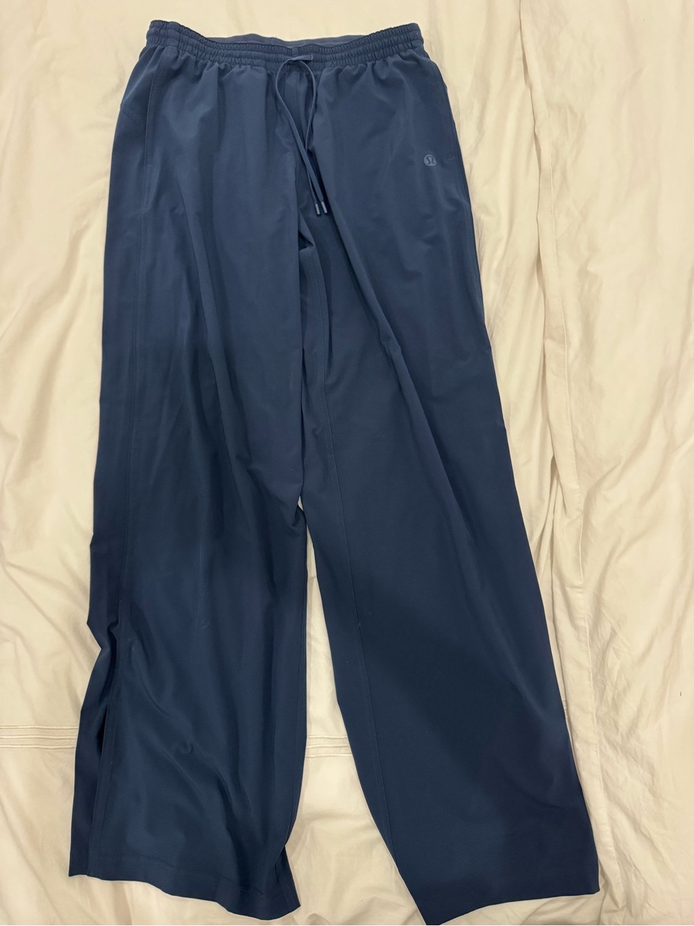 Lululemon Athletica Navy Court Rival Wide-Leg Track Pants